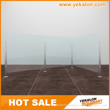 Yekalon 2016 Australia style Simple Aluminum Glass Railing Without Handrail From China Supplier